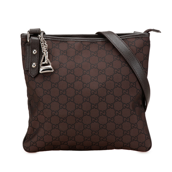 Pre-Loved Gucci GG Nylon Jolicoeur Crossbody - Picture 1 of 12